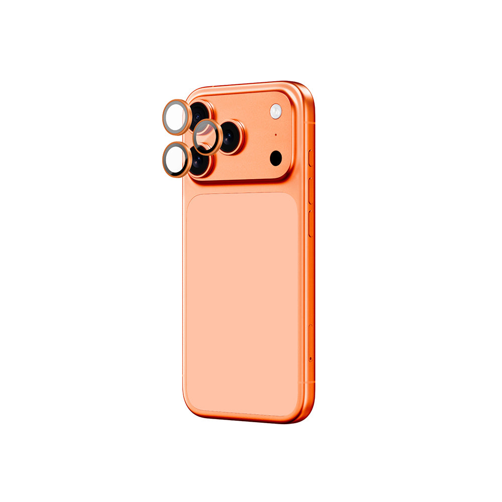 Apple iPhone 17 Pro Max Amazingthing Anti-Reflective Camera Lens Protector + Easy Application Tool Orange