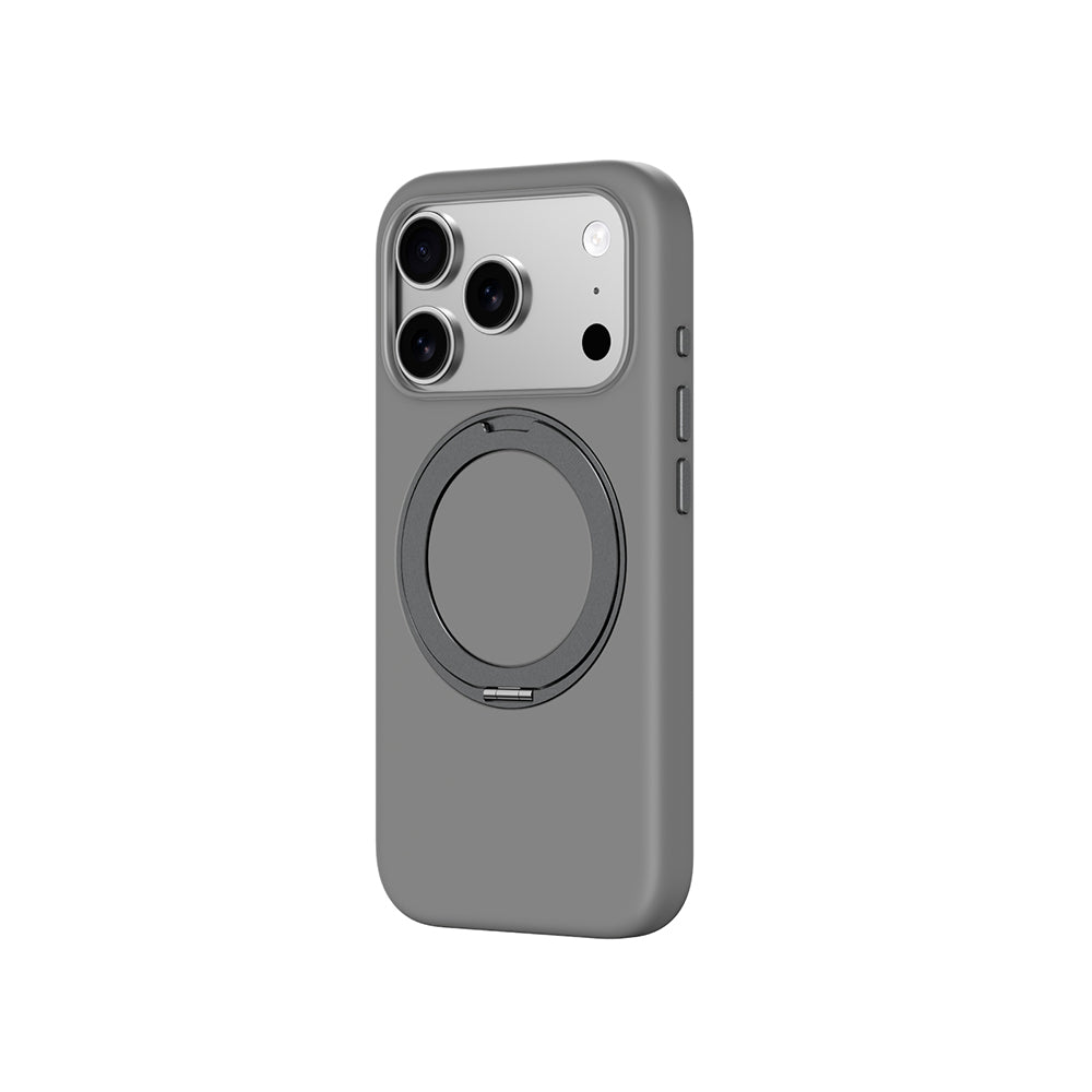 Apple iPhone 17 Pro Max Amazingthing Cloudie MagSpin 360 Degree Stand M-Safe Case Gray