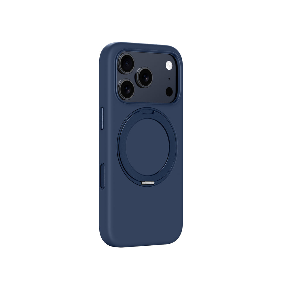 Apple iPhone 17 Pro Max Amazingthing Cloudie MagSpin 360 Degree Stand M-Safe Case Blue