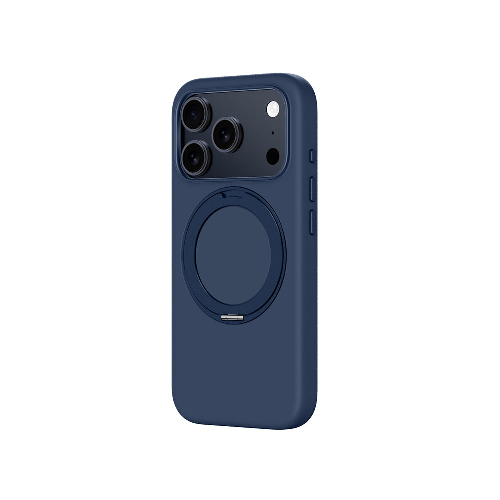 Apple iPhone 17 Pro Max Amazingthing Cloudie MagSpin 360 Degree Stand M-Safe Case Blue