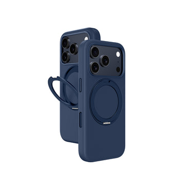 Apple iPhone 17 Pro Max Amazingthing Cloudie MagSpin 360 Derece Standlı M-Safe Kılıf Siyah