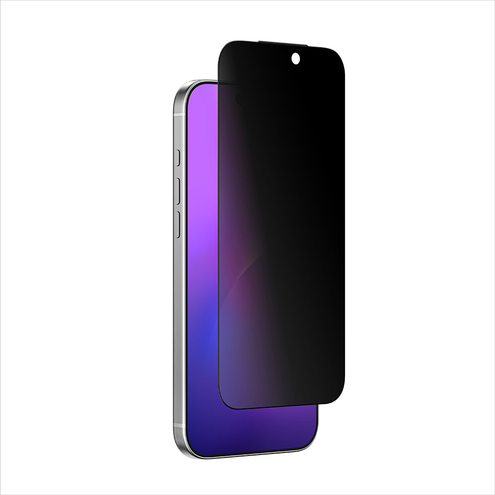 Apple iPhone 17 Pro Max Amazingthing Titan Privacy Anti-Fingerprint Tempered Glass Screen Protector Black