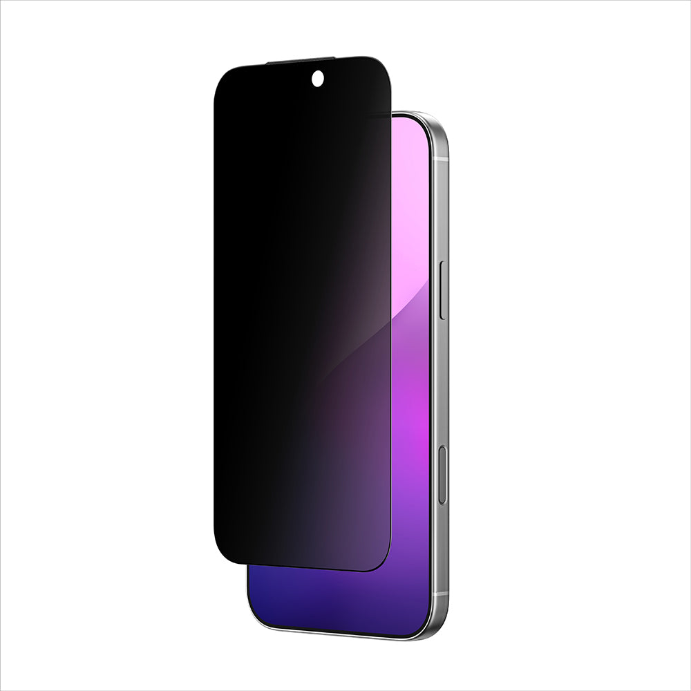 Apple iPhone 17 Pro Max Amazingthing Titan Privacy Anti-Fingerprint Tempered Glass Screen Protector Black