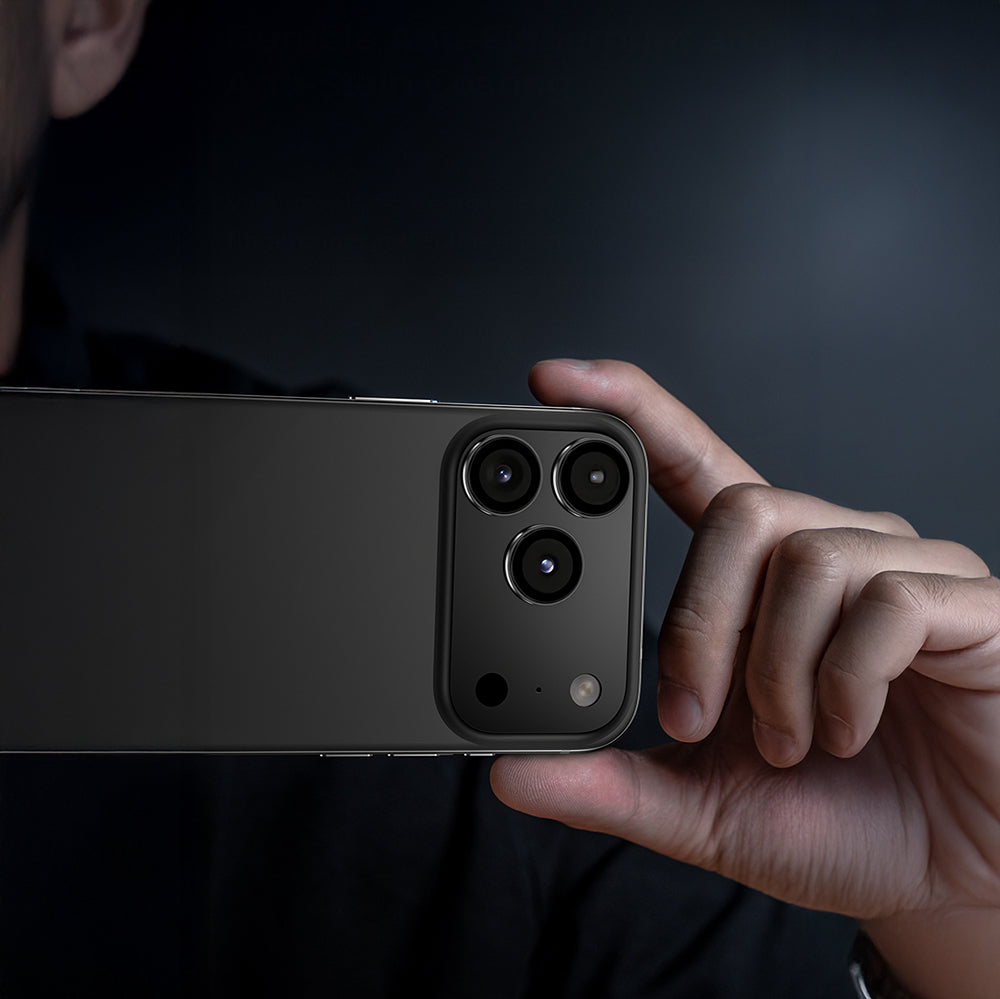 Apple iPhone 17 Pro Max Benks DR Safir Kamera Lens Koruyucu Gümüş