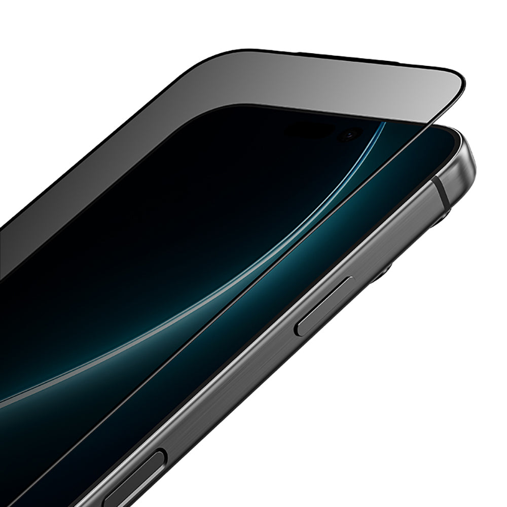 Apple iPhone 17 Pro Max Benks Glass Warrior Privacy HD Cam Ekran Koruyucu + Kolay Uygulama Aparatlı Siyah