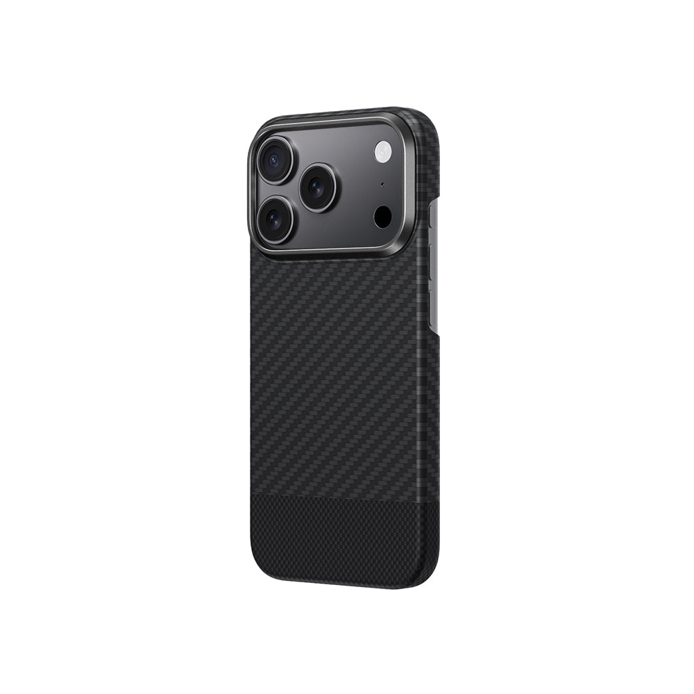 Apple iPhone 17 Pro Max Case M-safe Charging Feature 1500D Aramid Fiber Amazingthing Titan Max Series Cover Black