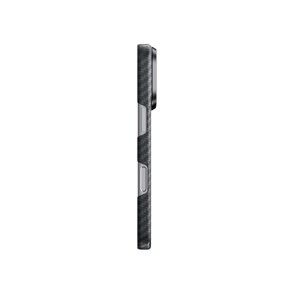 Apple iPhone 17 Pro Max Case M-safe Charging Feature 1500D Aramid Fiber Amazingthing Titan Max Series Cover Black