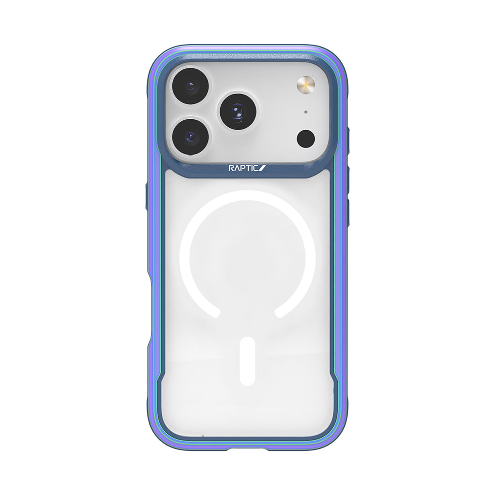 Apple iPhone 17 Pro Max Kılıf M-safe Şarj Özellikli Airbagli Raptic Shield Serisi Şeffaf Arka Yüzey Kapak