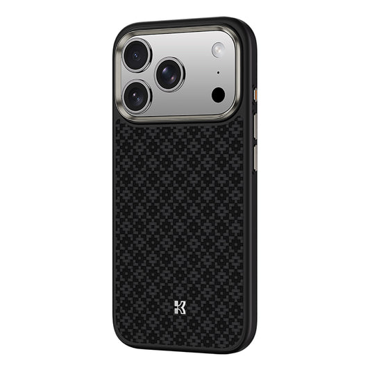 Apple iPhone 17 Pro Max Case M-Safe Charging Feature Benks ArmorPro ArmorGrid Series Kevlar Cover Black