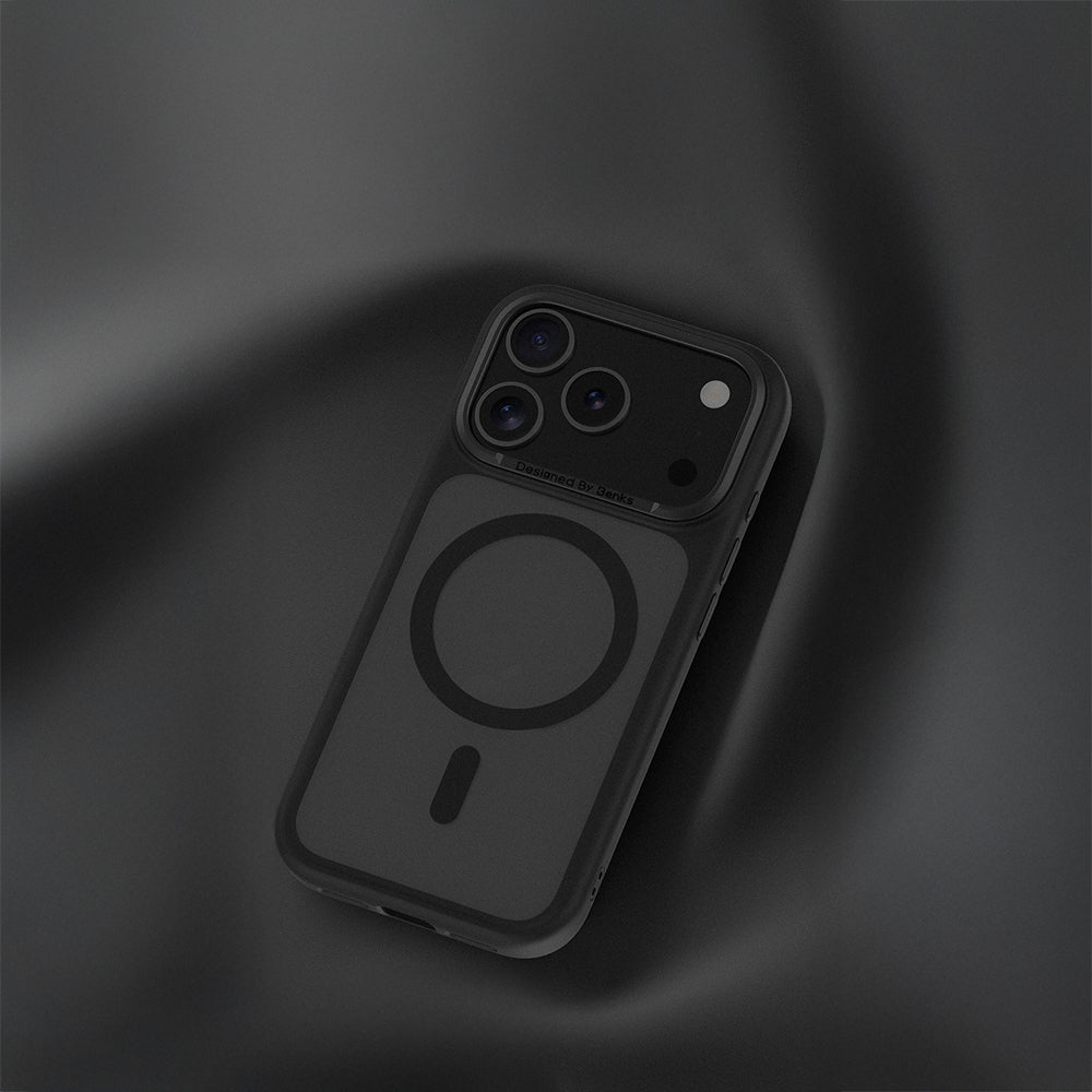 Apple iPhone 17 Pro Max Kılıf M-safe Şarj Özellikli Benks Mist Protective Kapak Siyah