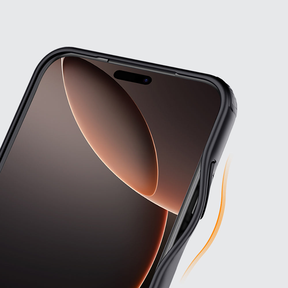 Apple iPhone 17 Pro Max Case M-safe Charging Feature Matte Back Surface Wlons Lola Cover Orange