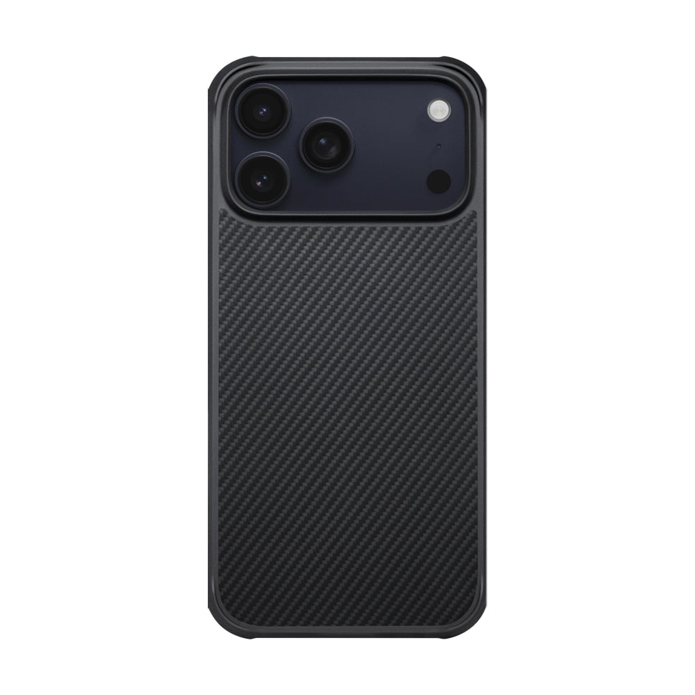 Apple iPhone 17 Pro Max Case M-safe Charging Feature Pitaka Aramid Pro Guard Series Black-Gray Cover Black-Gray