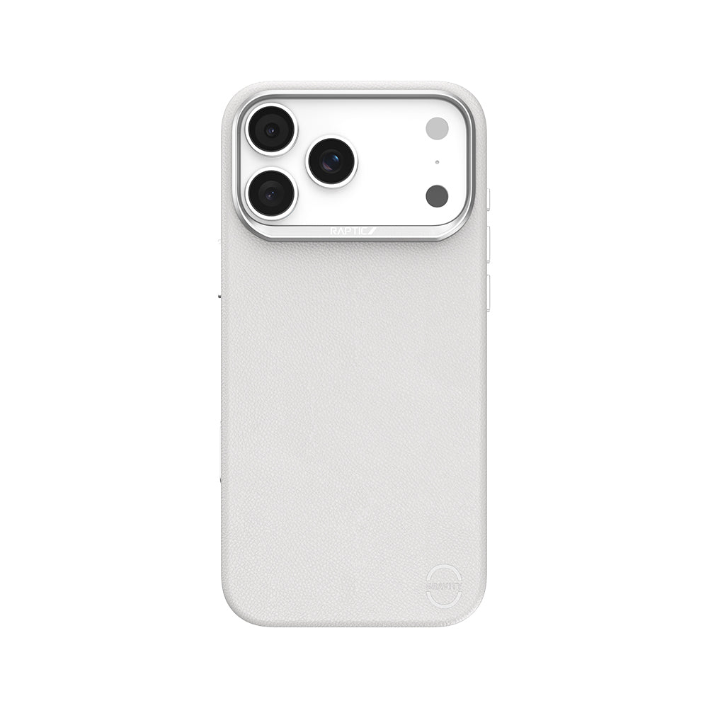 Apple iPhone 17 Pro Max Case M-Safe Charging Polymeric Leather Raptic Urban Nano Cover Orange