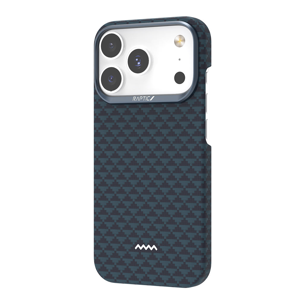 Apple iPhone 17 Pro Max Kılıf M-safe Şarj Özellikli Raptic Aramid Skin Origin Serisi Kapak Kahverengi