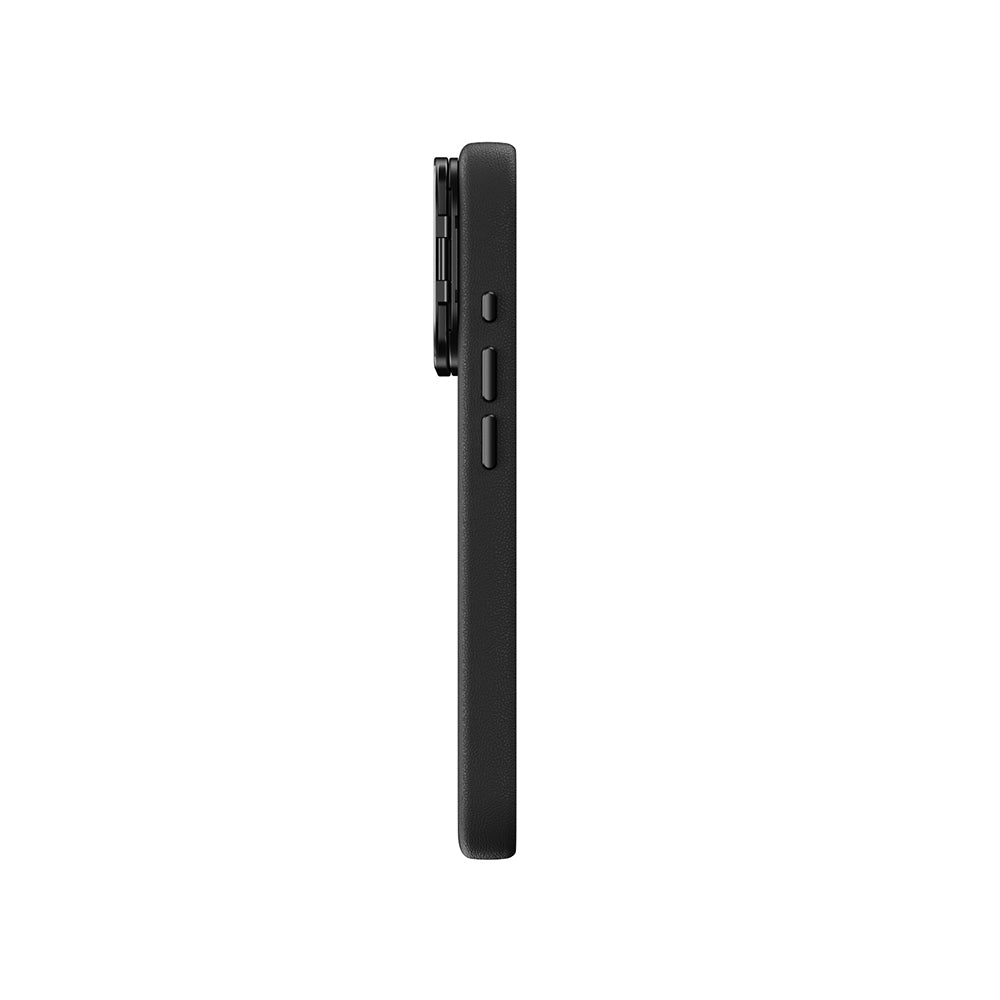 Apple iPhone 17 Pro Max Case M-safe Charging Stand Amazingthing Glamour Mag Series PU Cover Gray