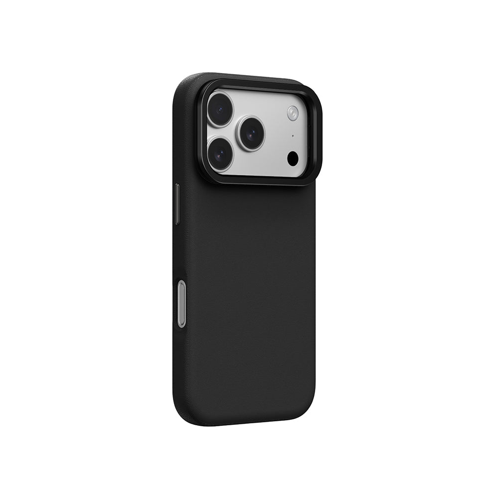 Apple iPhone 17 Pro Max Case M-safe Charging Stand Amazingthing Glamour Mag Series PU Cover Gray