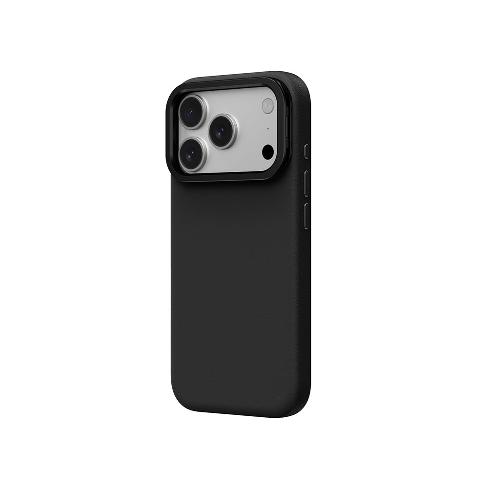 Apple iPhone 17 Pro Max Case M-safe Charging Stand Amazingthing Glamour Mag Series PU Cover Gray