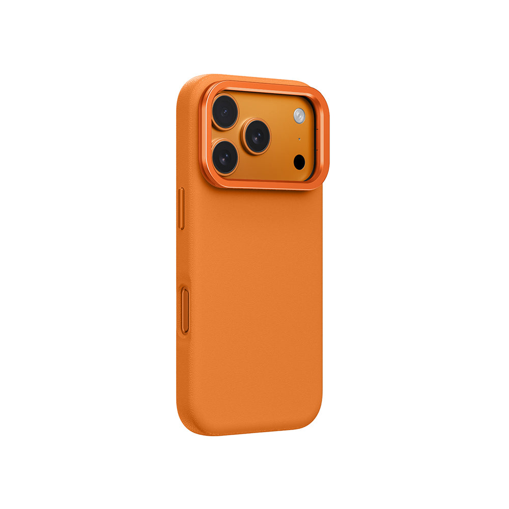 Apple iPhone 17 Pro Max Case M-safe Charging Stand Amazingthing Glamour Mag Series PU Cover Gray