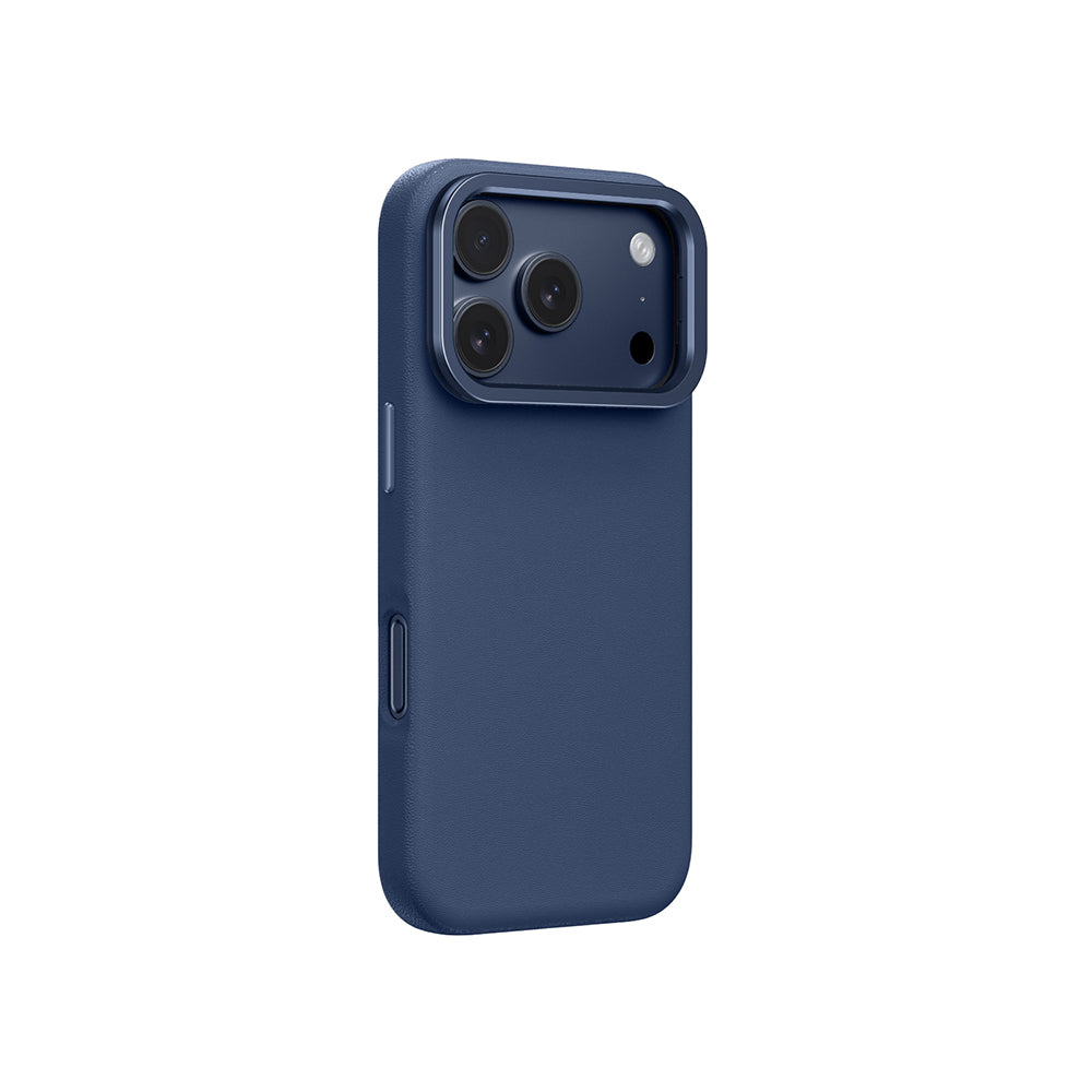 Apple iPhone 17 Pro Max Case M-safe Charging Stand Amazingthing Glamour Mag Series PU Cover Gray