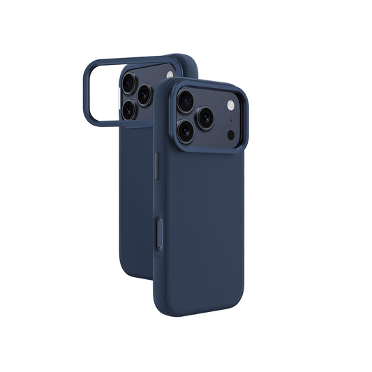 Apple iPhone 17 Pro Max Case M-safe Charging Stand Amazingthing Glamour Mag Series PU Cover Blue