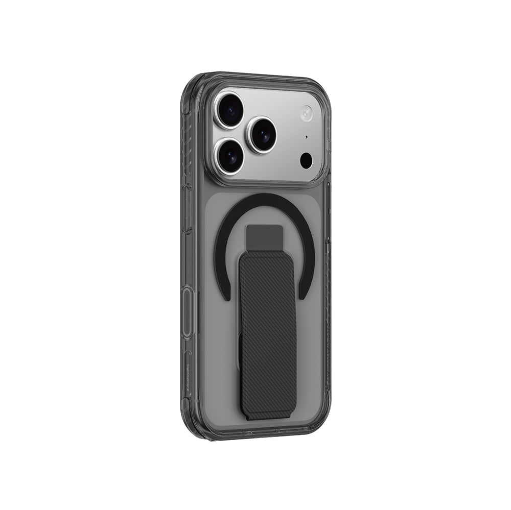 Apple iPhone 17 Pro Max Case M-safe Charging Stand Amazingthing Titan Pro Plus Cover Black