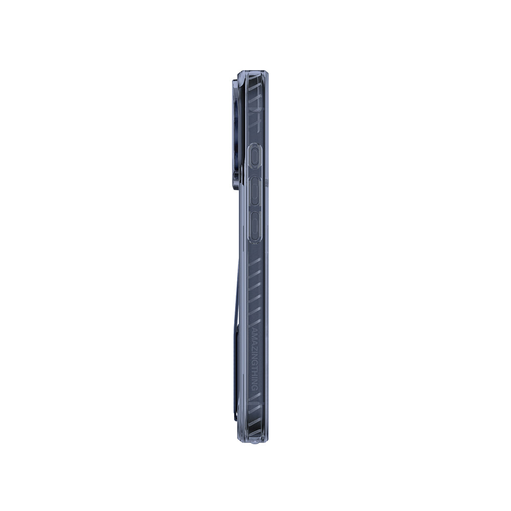 Apple iPhone 17 Pro Max Case M-safe Charging Stand Amazingthing Titan Pro Plus Cover Blue