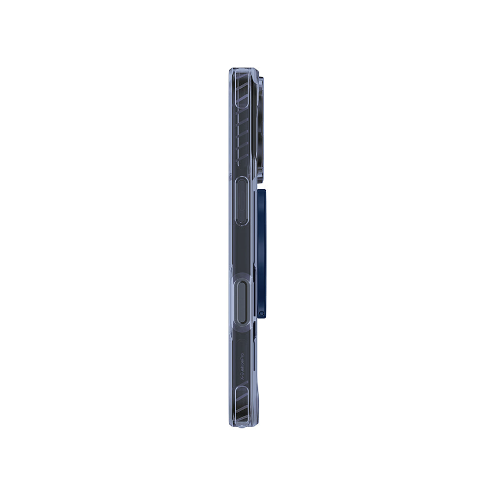 Apple iPhone 17 Pro Max Case with M-safe Charging Feature and Ring Stand Amazingthing Titan Pro Series Cover Blue