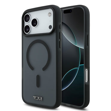 Apple iPhone 17 Pro Max Kılıf TUMI Orjinal Lisanslı M-safe Şarj Özellikli Buzlu Transparan Kapak