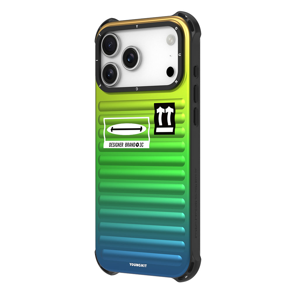 Apple iPhone 17 Pro Max Kılıf YoungKit The Secret Color Serisi Kapak Yeşil