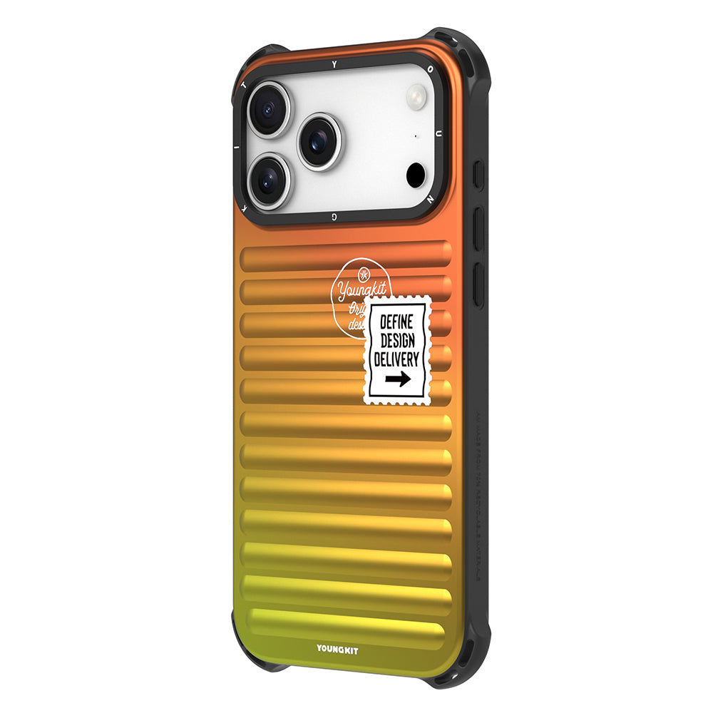 Apple iPhone 17 Pro Max Kılıf YoungKit The Secret Color Serisi Kapak Turuncu