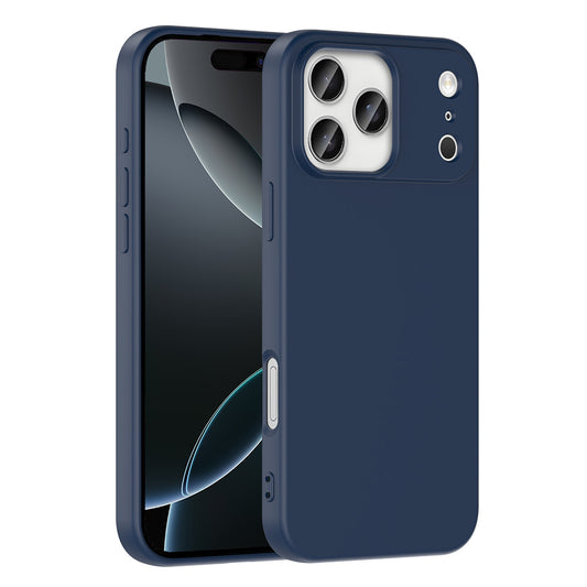 Apple iPhone 17 Pro Max Case Zore Mara Launch Cover Navy Blue