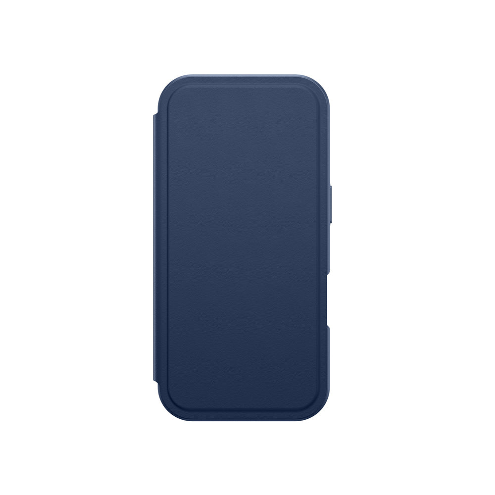 Apple iPhone 17 Pro Max PU Card Holder Cover Amazingthing Glamour Foilo Series Case Blue