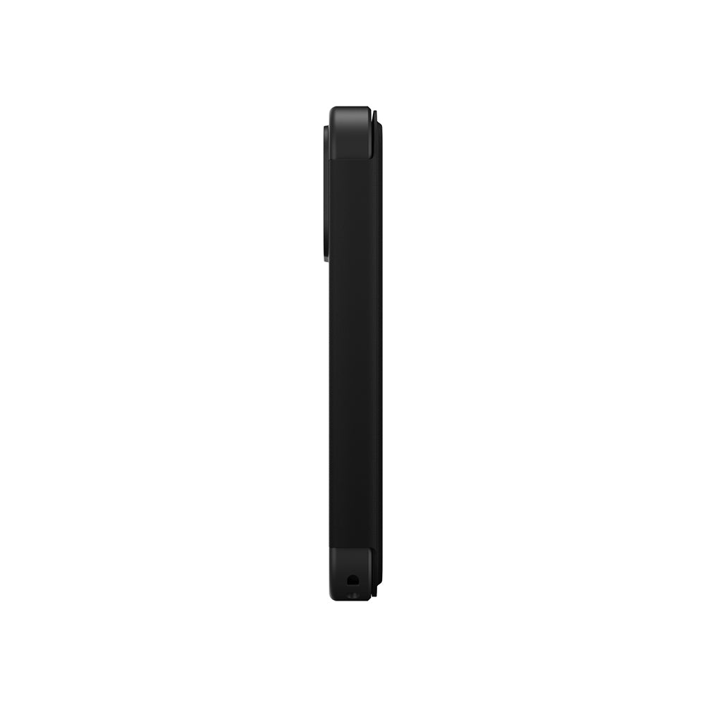 Apple iPhone 17 Pro Max PU Card Holder Cover Amazingthing Glamour Foilo Series Case Black