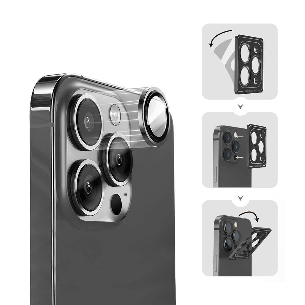 Apple iPhone 17 Pro Wiwu Lens Guard Metal Camera Lens Protector Colorful