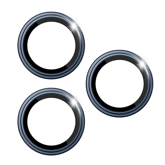 Apple iPhone 17 Pro Wiwu LG-005 Falcon Anti Reflective Çizilmeye Karşı Dayanıklı Safir Kamera Lens Koruyucu Lacivert