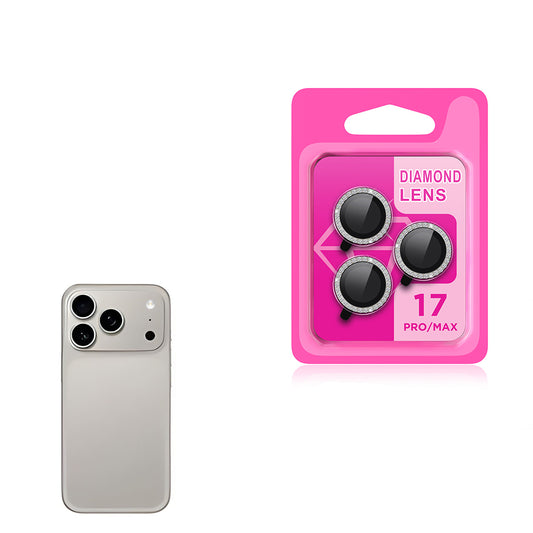 Apple iPhone 17 Pro Zore CL-06 Camera Lens Protector Titanium-Gray