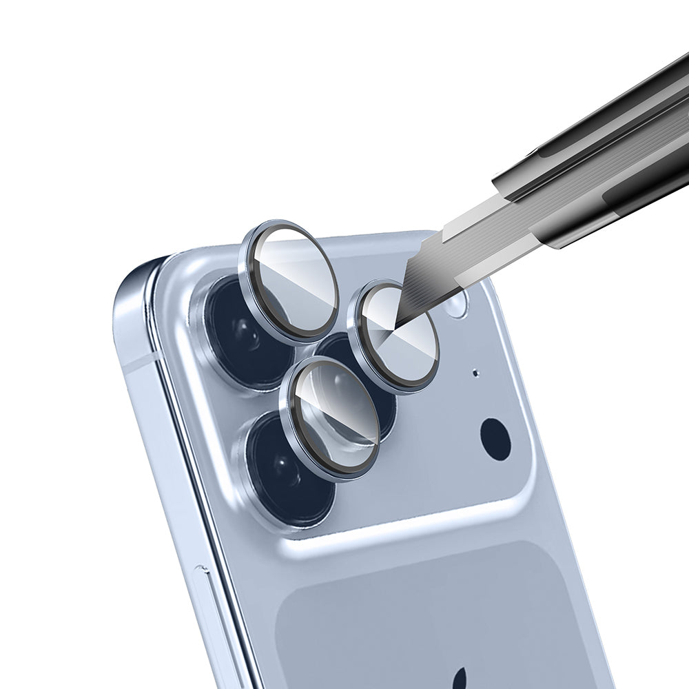 Apple iPhone 17 Pro Zore Micro Camera Lens Protector Gray