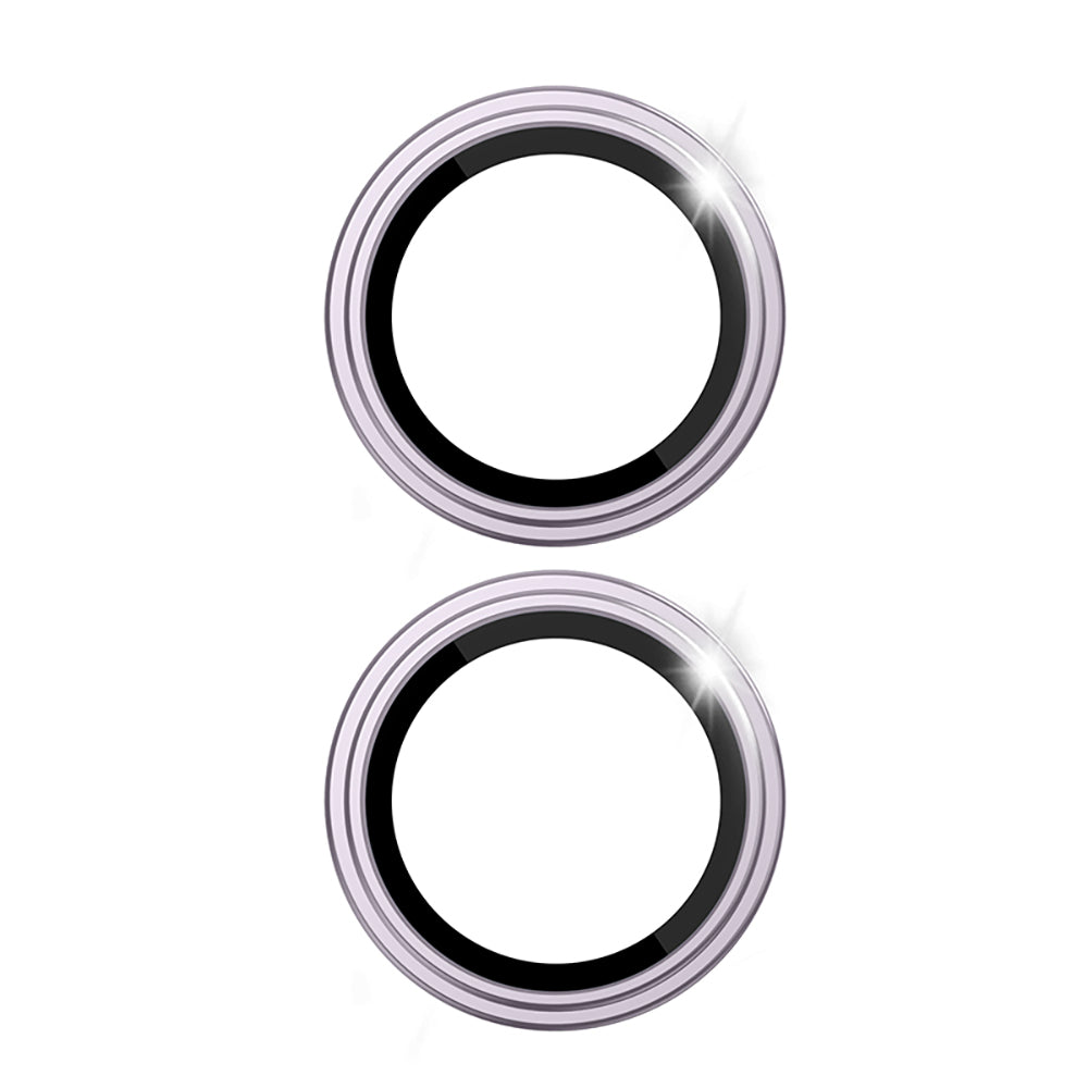 Apple iPhone 17 Wiwu LG-005 Falcon Anti Reflective Çizilmeye Karşı Dayanıklı Kamera Lens Koruyucu Açık Mor