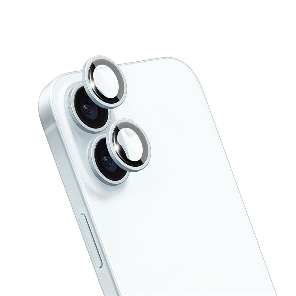 Apple iPhone 17 Wiwu LG-005 Falcon Anti Reflective Çizilmeye Karşı Dayanıklı Safir Kamera Lens Koruyucu Açık Mavi