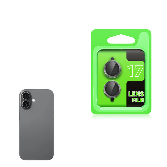 Apple iPhone 17 Zore CL-07 Camera Lens Protector Gray