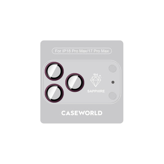 Apple iPhone 18 Pro Max CaseWorld Alloy Sapphire Safir One-Piece Anti Reflective Safir Kamera Lens Koruyucu