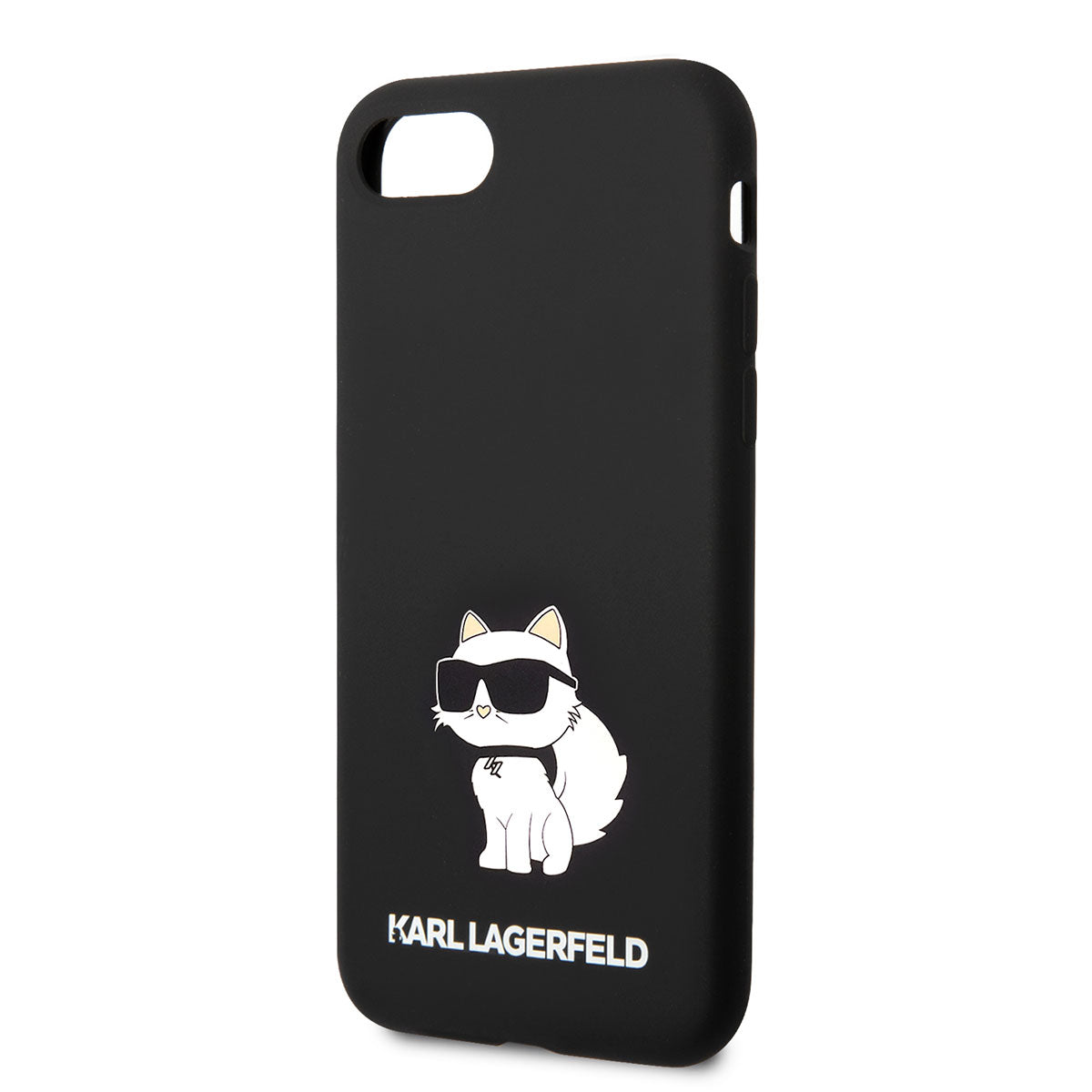 Apple iPhone 8 Case Karl Lagerfeld Silicone Choupette Design Cover Black
