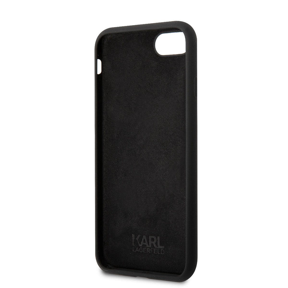 Apple iPhone 8 Case Karl Lagerfeld Silicone Choupette Design Cover Black
