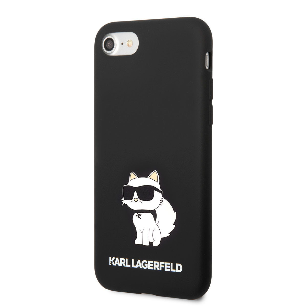 Apple iPhone 8 Case Karl Lagerfeld Silicone Choupette Design Cover Black