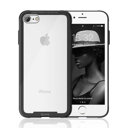 Apple iPhone 8 Case Roar Glassoul Airframe Cover Black