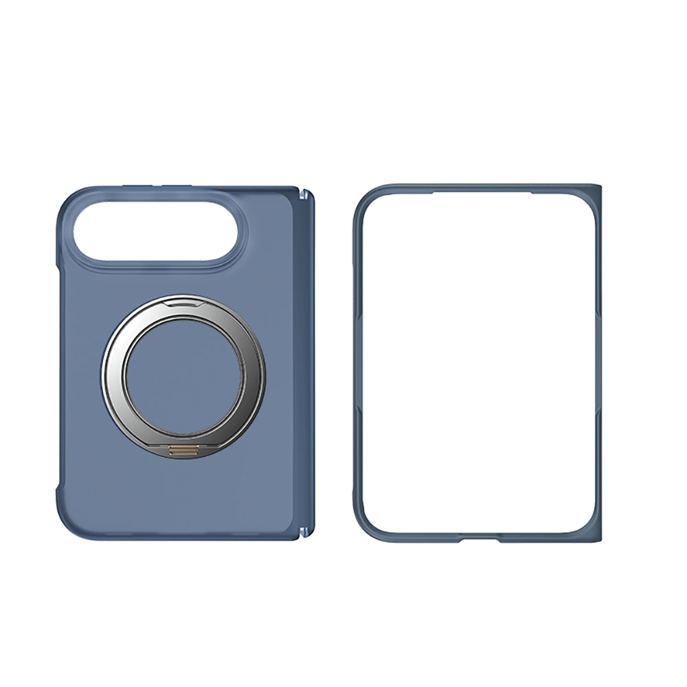 Apple iPhone Duo Kılıf M-safe Şarj Özellikli Arkası Mat Sert PC Wlons Vena Standlı Kapak