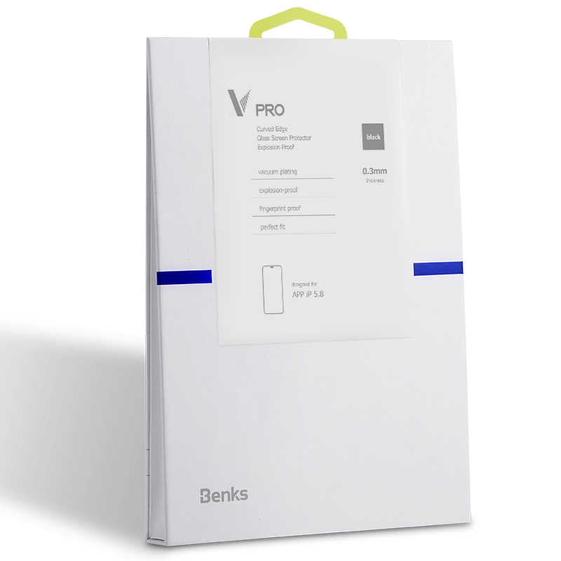 Apple iPhone X Benks 0.3mm V Pro Screen Protector Black