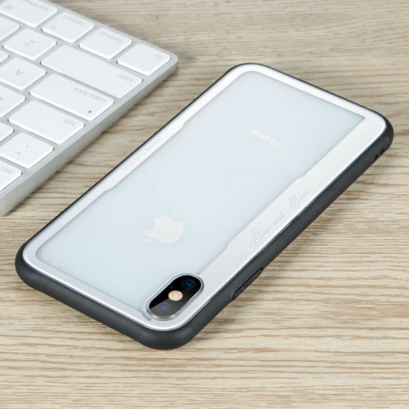 Apple iPhone X Case Benks Shiny Glass Series Silver