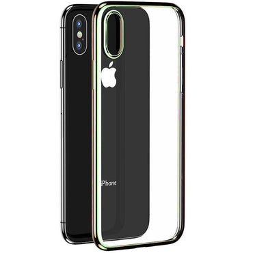 Apple iPhone XS 5.8 Benks Magic Glitz Ultra-Thin Transparent Protective Soft Cover Dark Green