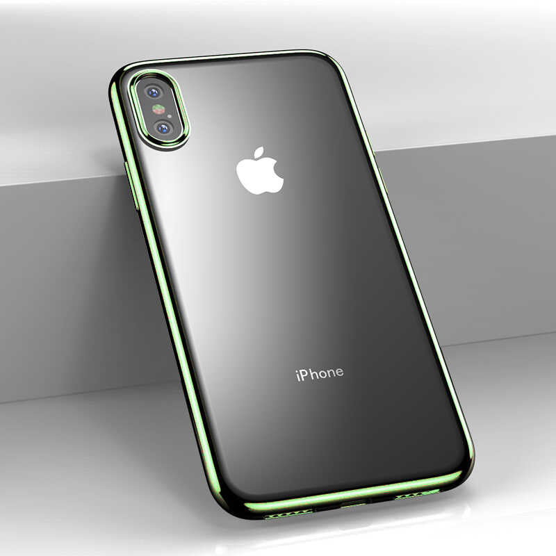 Apple iPhone XS 5.8 Benks Magic Glitz Ultra-Thin Transparent Protective Soft Cover Silver